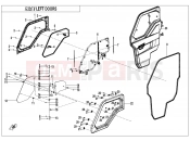 CFMOTO 2019 UTV UFORCE 1000 (CF1000UU) LEFT DOORS - F37-1-A-V1