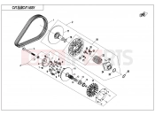 CFMOTO 2019 UTV UFORCE 1000 (CF1000UU) CVT ASSY - E05-V2