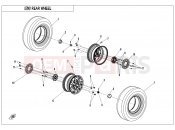 CFMOTO UFORCE 1000 (CF1000UU-2) REAR WHEEL - F11