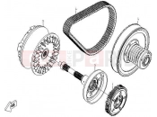 CFMOTO RANCHER 500 (CF500-3) CLUTCH @^ CVT - E13