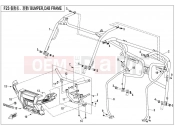 CFMOTO 2017 UTV UFORCE 550 (CF500UTR-2) BUMPER & CAB FRAME