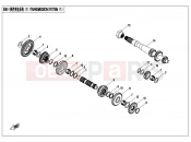 CFMOTO 2017 UTV UFORCE 550 (CF500UTR-2) TRANSMISSION SYSTEMï¼1ï¼ - E06-1
