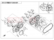 CVT CASE ASSY. - E01-3 - CFMOTO UFORCE 550 (CF500UTR-2) 2018