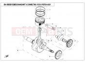 CRANKSHAFT @^ CONNECTING ROD @^ PISTON ASSY. - E04 - CFMOTO UFORCE 550 (CF500UTR-2) 2018