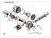 FRONT AXLE - F31 - CFMOTO UFORCE 550 (CF500UTR-2) 2019