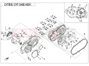 CVT CASE ASSY. - E01-3-V2 - CFMOTO UFORCE 550 (CF500UTR-2) 2019