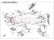 FRONT SUSPENSION - F05 - CFMOTO UFORCE 550 (CF500UTR-2) 2020