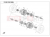 FRONT WHEEL - F07 - CFMOTO UFORCE 550 (CF500UTR-2) 2020