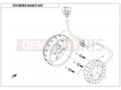 MAGNETO STATOR ASSY(HIGH POWER) - E03-B - CFMOTO UFORCE 550 (CF500UTR-2) 2020