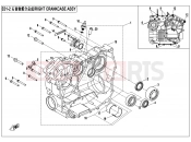 CFMOTO UFORCE 550 (CF500UU) RIGHT CRANKCASE ASSY - E01-2