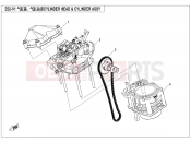 CFMOTO UFORCE 550 (CF500UU) CYLINDER HEAD@^CYLINDER ASSY. - E02-V1