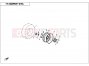 CFMOTO UFORCE 550 (CF500UU) FRONT WHEEL(2018 CONDITION) - F07-B