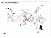 CFMOTO 2011 UTV UFORCE 600 (CF600-5) CYLINDER BODY - E10