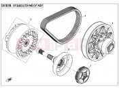 CFMOTO UFORCE 800 (CF800-3) CLUTCH AND CVT ASSY - E05