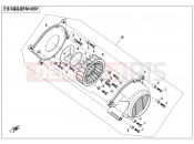 CFMOTO UFORCE 800 (CF800-3) COOLING FAN - E18