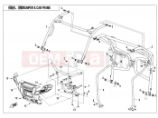 CFMOTO UFORCE 800 (CF800-3) BUMPER @^ CAB FRAME - F23