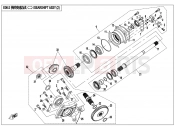 CFMOTO UFORCE 800 (CF800-3) GEARSHIFT ASSY (2) - E06-2