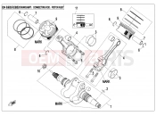 CFMOTO 2018 UTV UFORCE 800 (CF800-3) CRANKSHAFT @^ CONNETING GOD @^ PISTON ASSY - E04