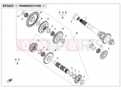 CFMOTO 2018 UTV UFORCE 800 (CF800-3) TRANSMISSION SYSTEM(1) - E06-1-V2