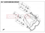 CFMOTO 2019 UTV UFORCE 800 (CF800UTR-2) CYLINDER HEAD COVER ASSY. - E02-1