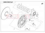 CFMOTO UFORCE 800 (CF800UTR-2) DRIVEN PULLEY(CVtech) - E05-2-B