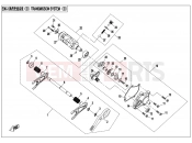 CFMOTO UFORCE 800 (CF800UTR-2) TRANSMISSION SYSTEM(3) - E06-3-V3