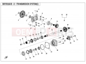CFMOTO 2026 UTV UFORCE 800 (CF800UTR-4) TRANSMISSION SYSTEM(2) - E06-2