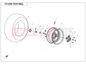 CFMOTO UFORCE 800 (CF800UU-A) FRONT WHEEL - F07-B