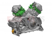 CFMOTO UFORCE 800 (CF800UU-A) 2V91W ENGINE(SHORT FRONT OUTPUT SHAFT) - E00-2