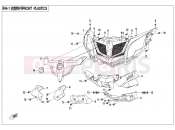 FRONT PLASTIC 1 - F04-1 - CFMOTO ZFORCE 1000 (CF1000US-2) 2020