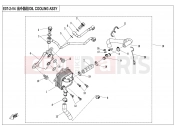 CFMOTO ZFORCE 1000 (CF1000US-2) OIL COOLING SYSTEM - E07-2-V4