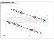 REAR CV SHAFT - CFMOTO ZFORCE 1000 (CF1000UTR-2) 2021