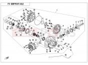 FRONT AXLE - CFMOTO ZFORCE 1000 (CF1000UTR-2) 2021