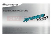OWNER‘S MANUAL(GERMAN) - CFMOTO ZFORCE 1000 (CF1000UTR-2) 2021