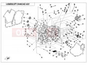 LEFT CRANKCASE ASSY - E01-1 - CFMOTO ZFORCE 1000 (CF1000UTR-2) 2021