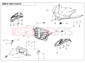 FRONT PLASTIC - F04-1-V1 - CFMOTO ZFORCE 1000 (CF1000UTR-B) 2020