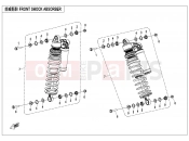 FRONT SHOCK ABSORBER - F05-2 - CFMOTO ZFORCE 1000 (CF1000UTR-B) 2020