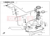 CFMOTO ZFORCE 500 (CF500US) FUEL SYSTEM - F12