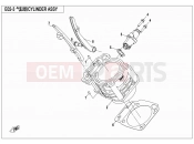 CFMOTO ZFORCE 500 (CF500US) CYLINDER ASSY - E02-3