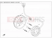 CFMOTO ZFORCE 500 (CF500US-EX) MAGNETO STATOR ASSY(EPS) - E03-B