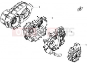 CFMOTO ZFORCE 625 (CF625-6) CRANKCASE ASSY - E01