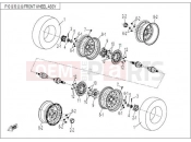 CFMOTO ZFORCE 625 (CF625-6) FRONT WHEEL - F12
