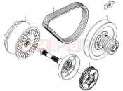 CFMOTO ZFORCE 625 (CF625-6) CLUTCH @^ CVT - E13