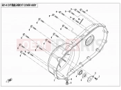 CFMOTO 2016 SSV ZFORCE 800 (CF800) CVT COVER ASSY - E01-4