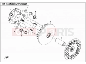 CFMOTO 2016 SSV ZFORCE 800 (CF800) DRIVE PULLEY - E05-1