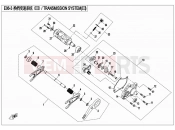 CFMOTO 2016 SSV ZFORCE 800 (CF800) TRANMISSION SYSTEM(â¢) - E06-3