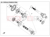 CFMOTO 2017 SSV ZFORCE 800 (CF800) TRANSMISSION SYSTEM(1) - E06-1-V1
