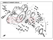 CFMOTO 2018 SSV ZFORCE 800 (CF800) LEFT CRANKCASE COVER ASSY. - E01-5-V2