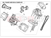 CFMOTO 2018 SSV ZFORCE 800 (CF800) CYLINDER HEAD @^ CYLINDER ASSY. - E02-V2