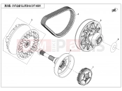 CFMOTO 2020 SSV ZFORCE 800 (CF800) CVT ASSY. - E05